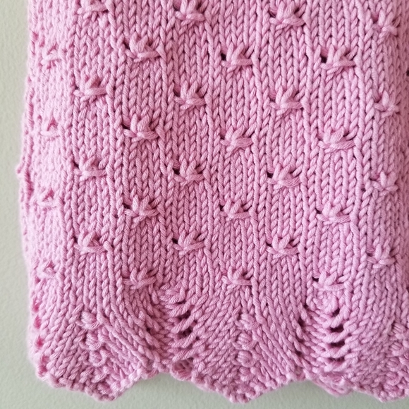 NEW Hand Knitted 2-3 Years old Sleeves Summer Tank Top - Picture 4 of 4